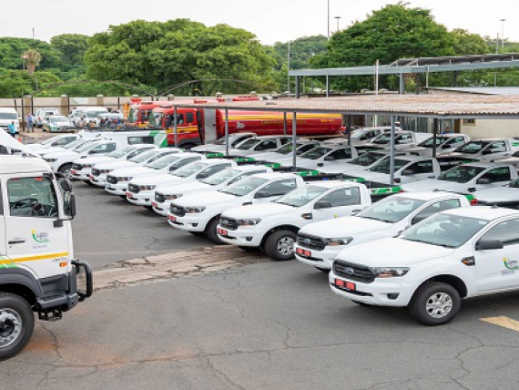 Executive Mayor handover of fleet vehicles