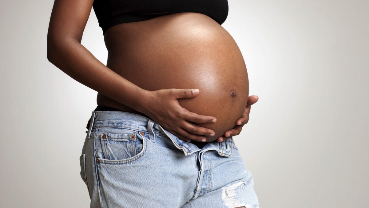 Black Pregnant Woman
